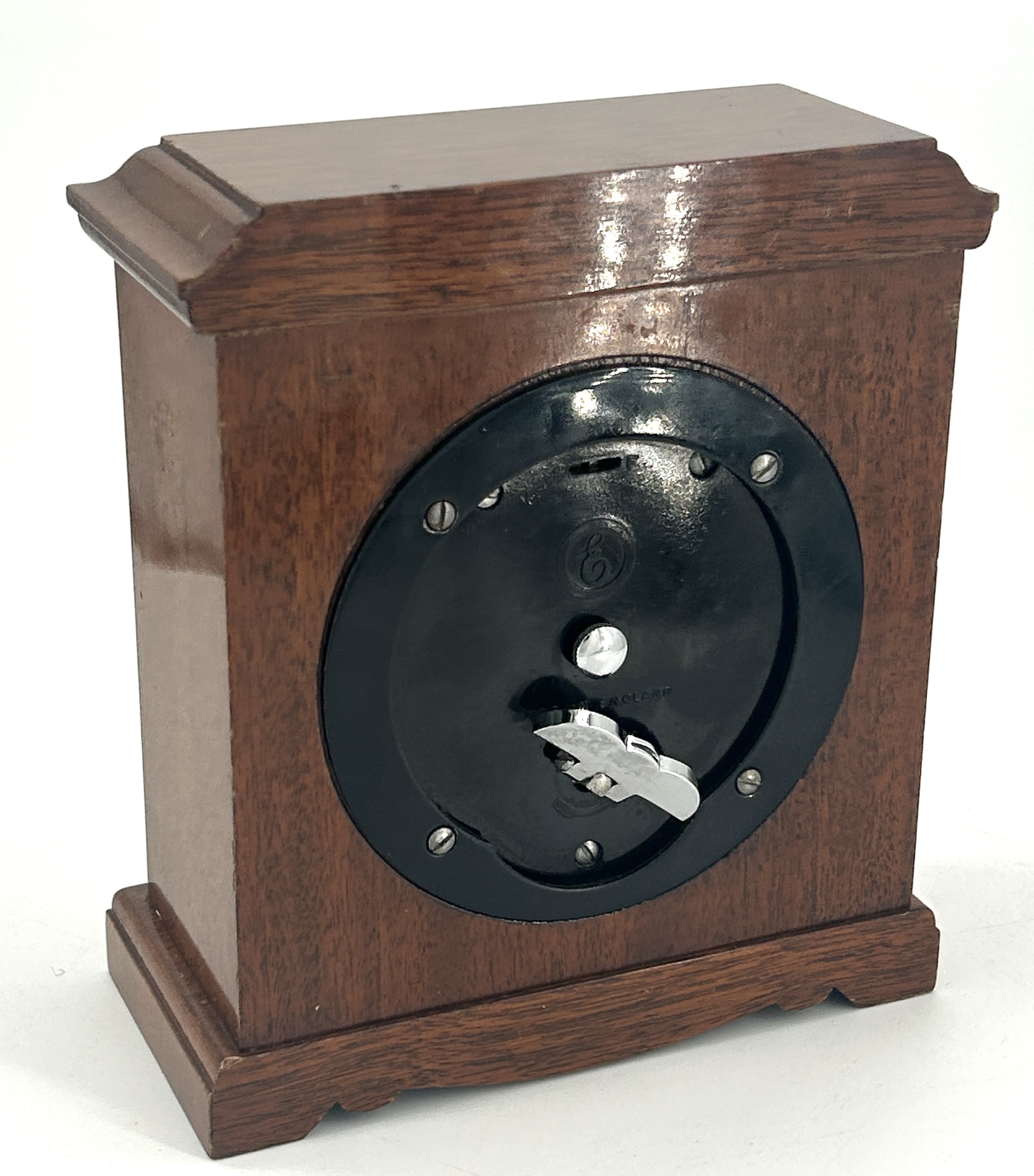 Elliot Mahogany Case Mantel Clock Antique mantlle clocks Antique Clocks 9